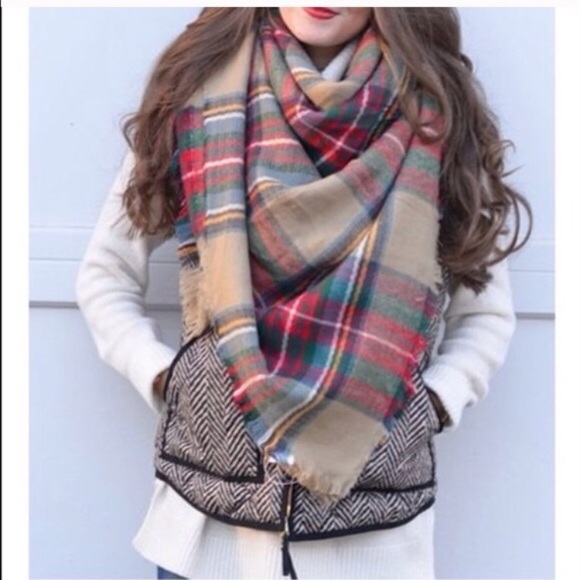 Vici Accessories - Plaid scarf